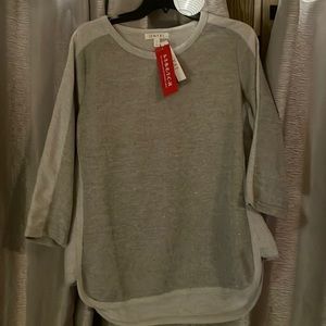 Gray glittery sweatshirt